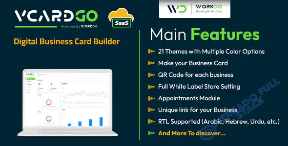 vCardGo SaaS - Construtor de cartão de visita digital