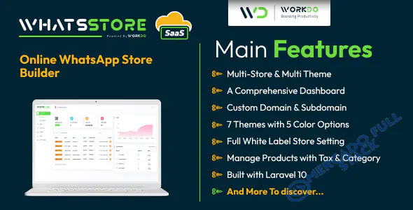 WhatsStore SaaS - Construtor de loja online do WhatsApp
