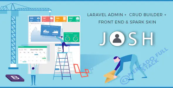 Josh - Modelo de administração Laravel + Front End + CRUD