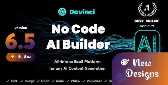DaVinci AI - Gerador de conteúdo, texto, imagem, voz, bate-papo, código, transcrição SaaS