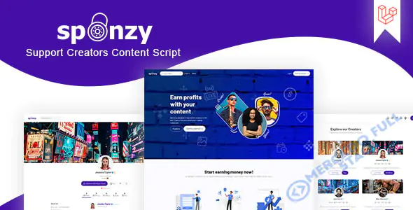 Sponzy - Script de conteúdo de suporte aos criadores