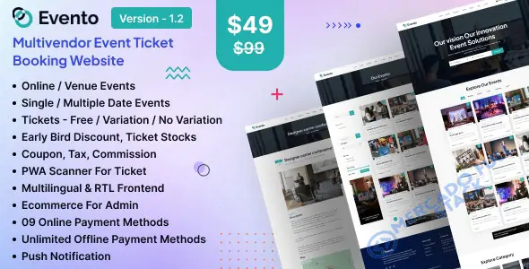 Evento - Site de reserva de ingressos para eventos com vários fornecedores