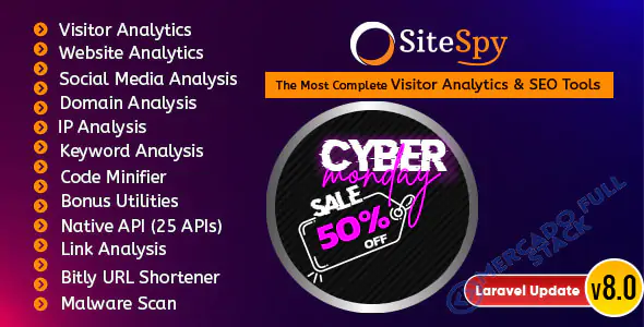 SiteSpy - As ferramentas de análise de visitantes e SEO mais completas (SaaS)